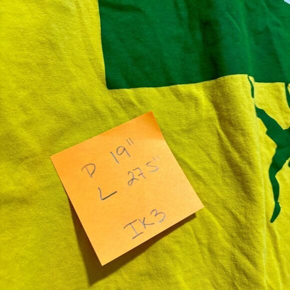 The North Face Short Sleeve Crew Neck Back Graphic T Shirt Yellow Small - Picture 6 of 6